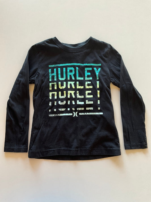 Black Hurley Shirt w/ Blue & Green