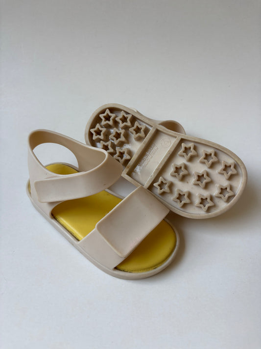 Cream Sandals
