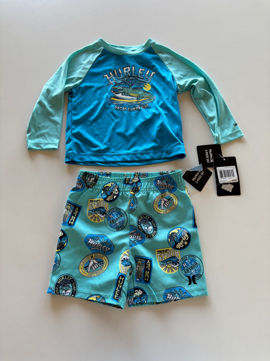 BNWT 2pc Hurley Swim Set