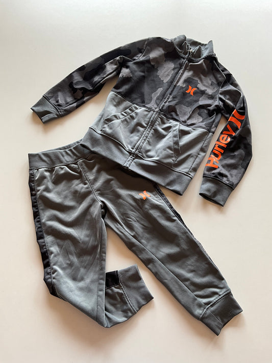 2pc Grey Camo Leisure Suit