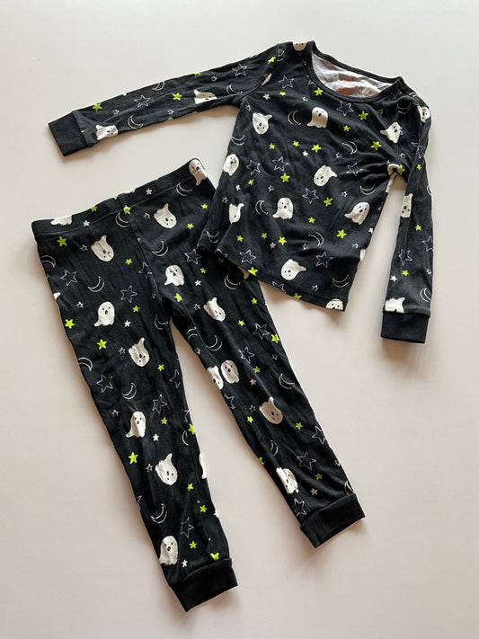 2pc Glow Ghost Pajamas