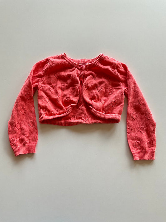 Pink Hearts Cardigan
