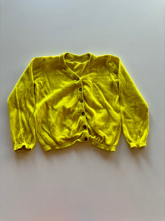 Yellow Button Up Cardigan