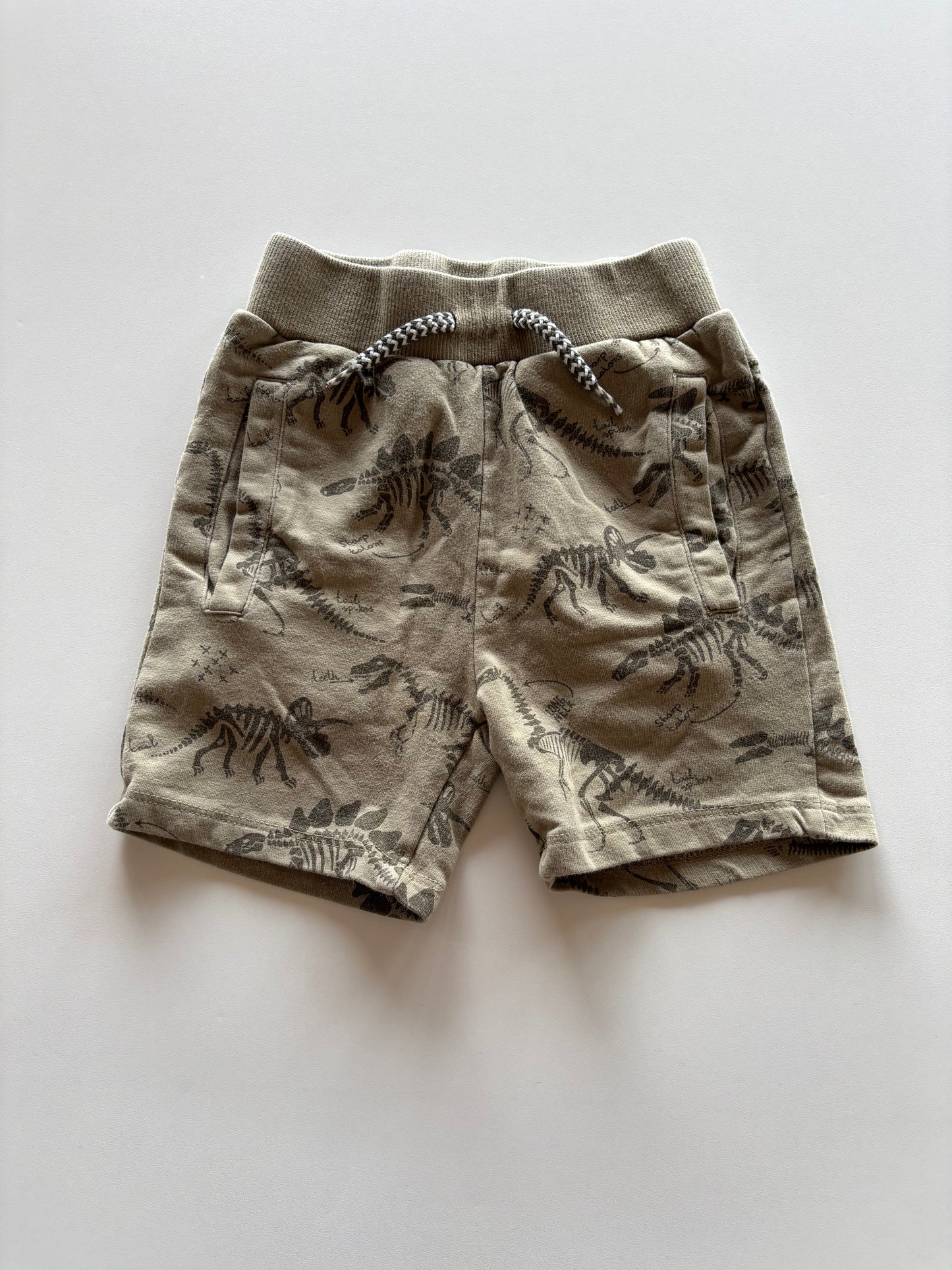Green Dino Skeleton Shorts