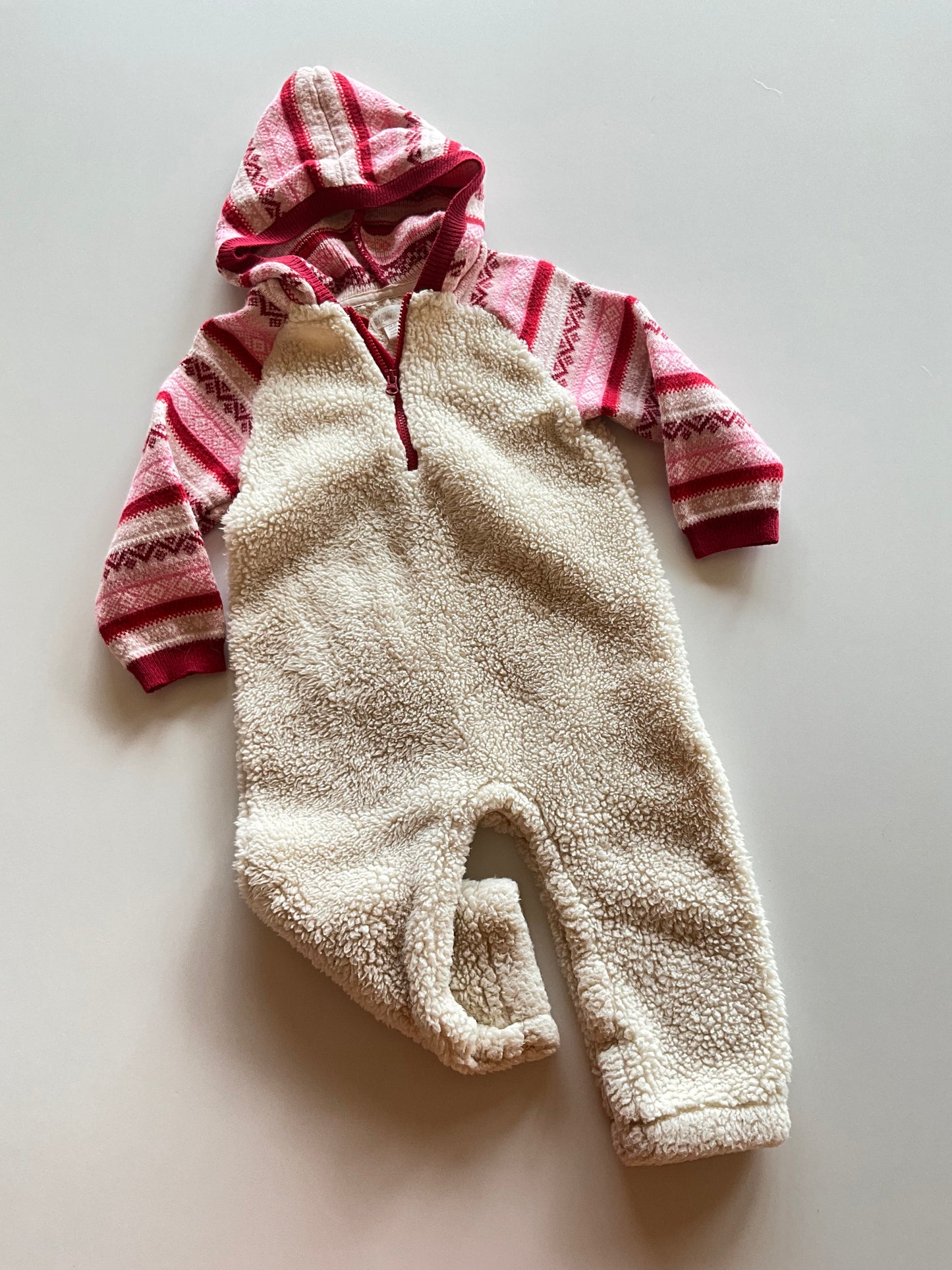 Fairisle & Teddy Fleece Outdoor Suit