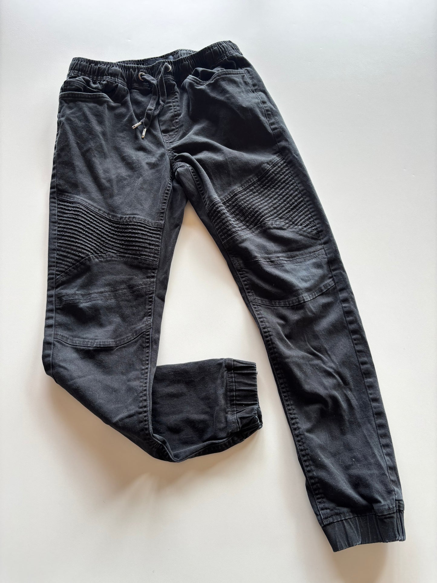 Black Moto Joggers