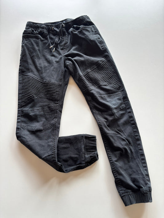 Black Moto Joggers