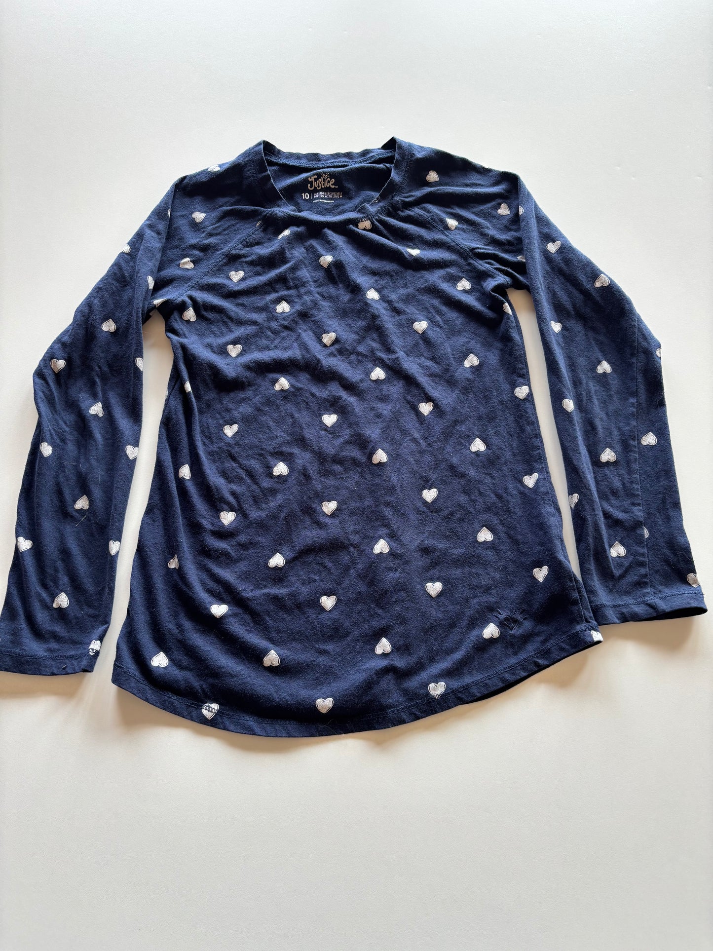 Navy Hearts Shirt