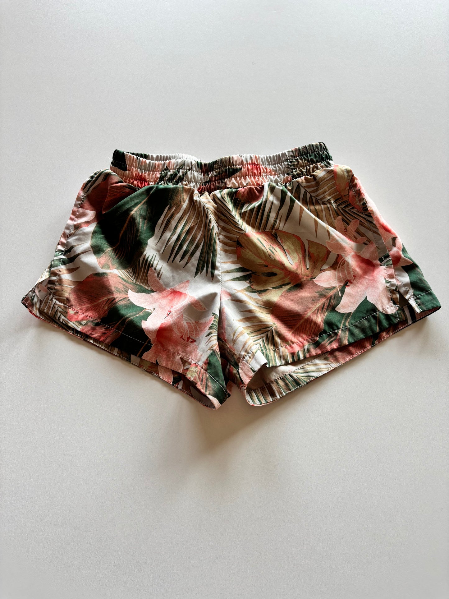 Tropical Floral Athletic Shorts