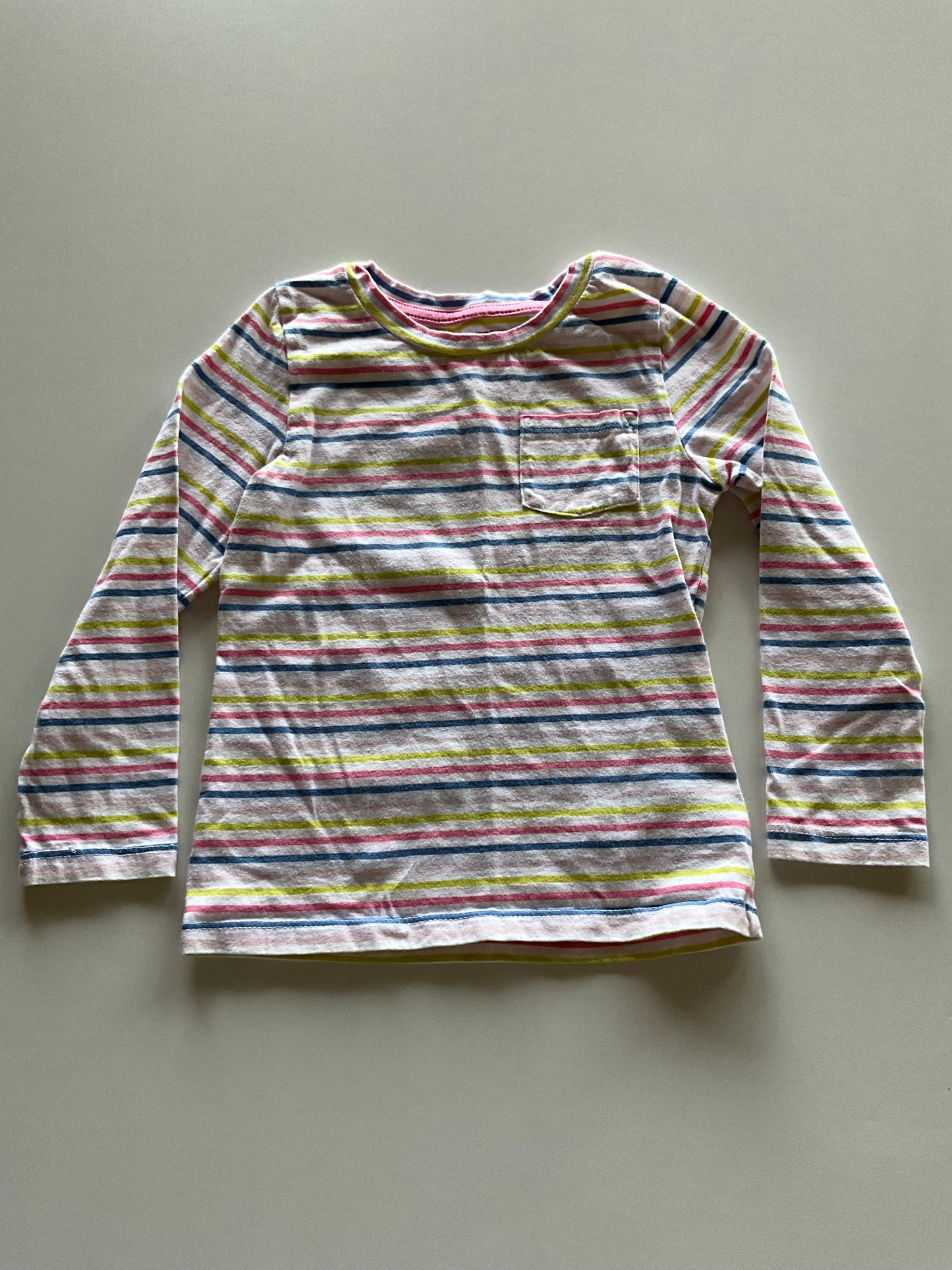 Striped Long Sleeve Pocket Shirt