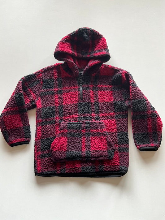 Buffalo Plaid Teddy Fleece Pullover