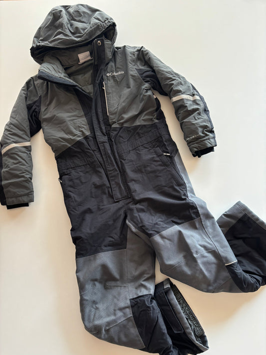 Black & Grey One Piece Snow Suit