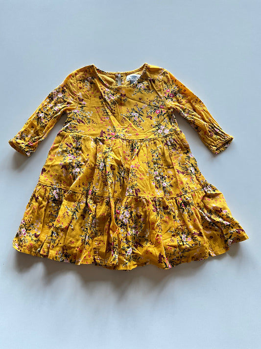 Yellow Floral Dress