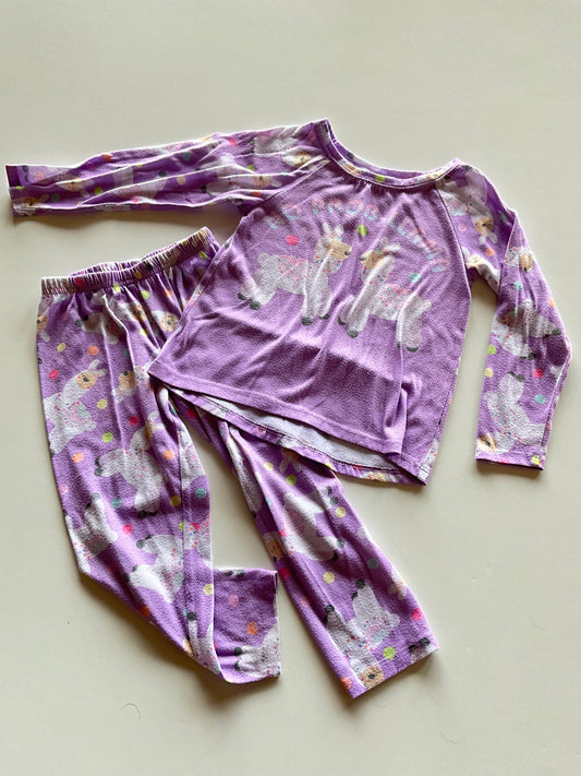 2pc Purple Llama Pajamas