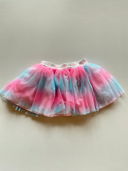 Pink, Blue, & Silver Tulle Skirt