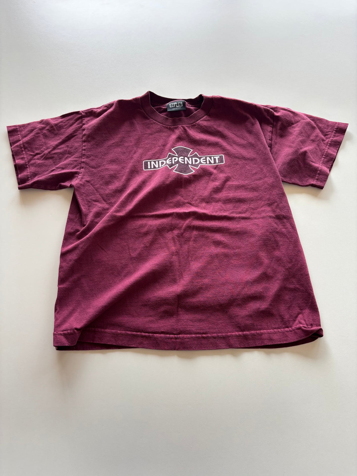 Burgundy Independent Tee