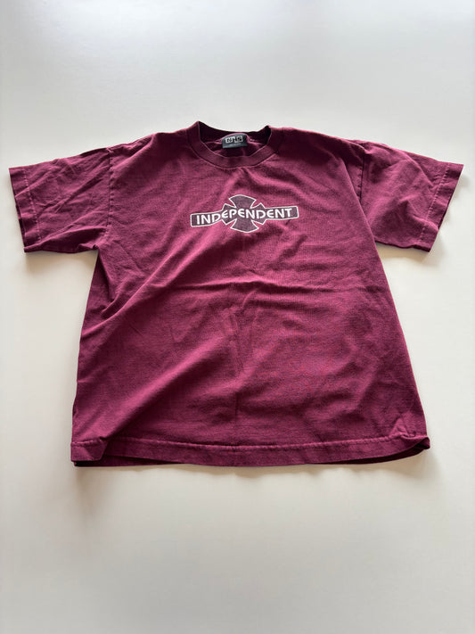 Burgundy Independent Tee