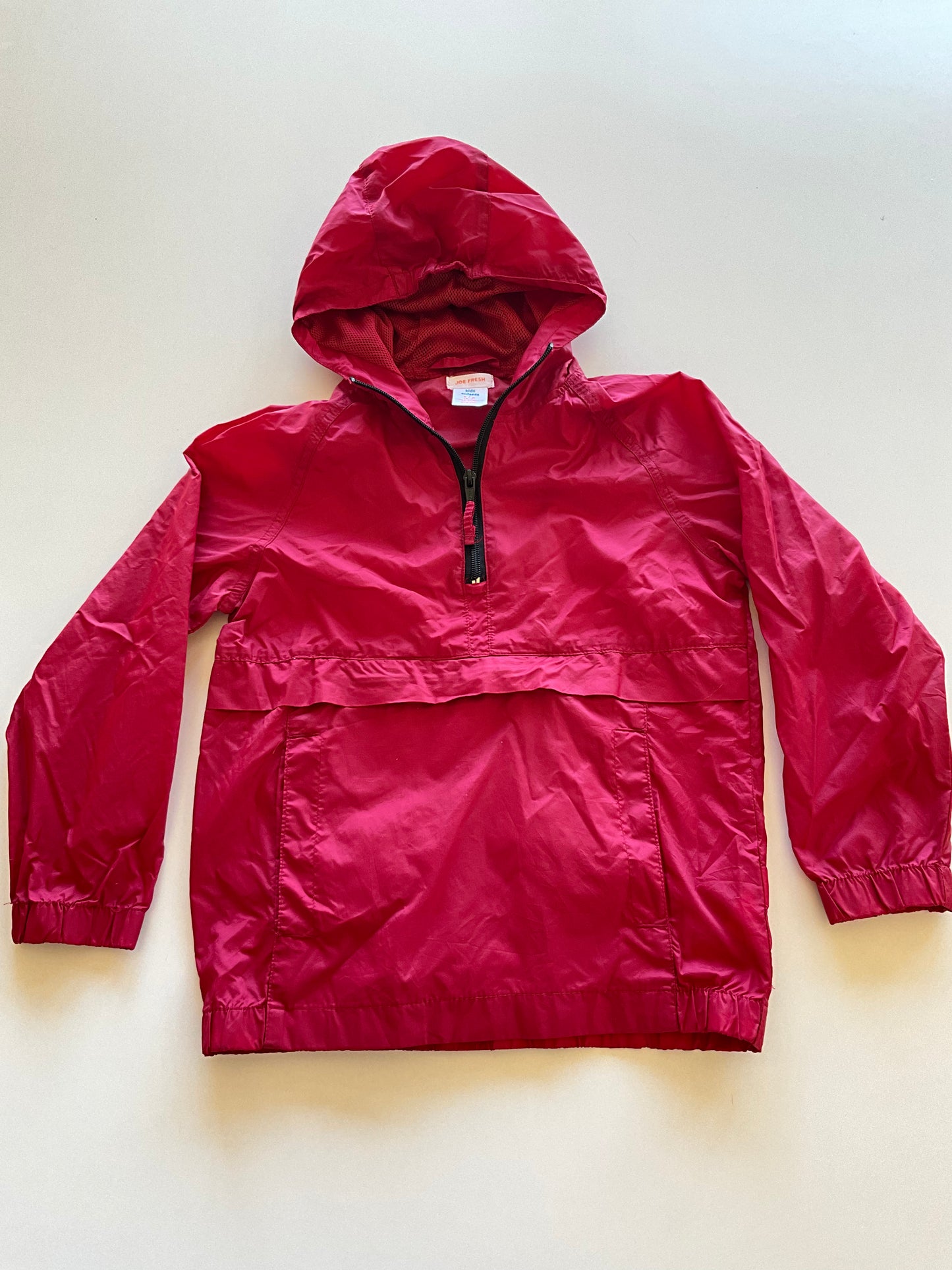 Red 1/4 Zip Shell Jacket