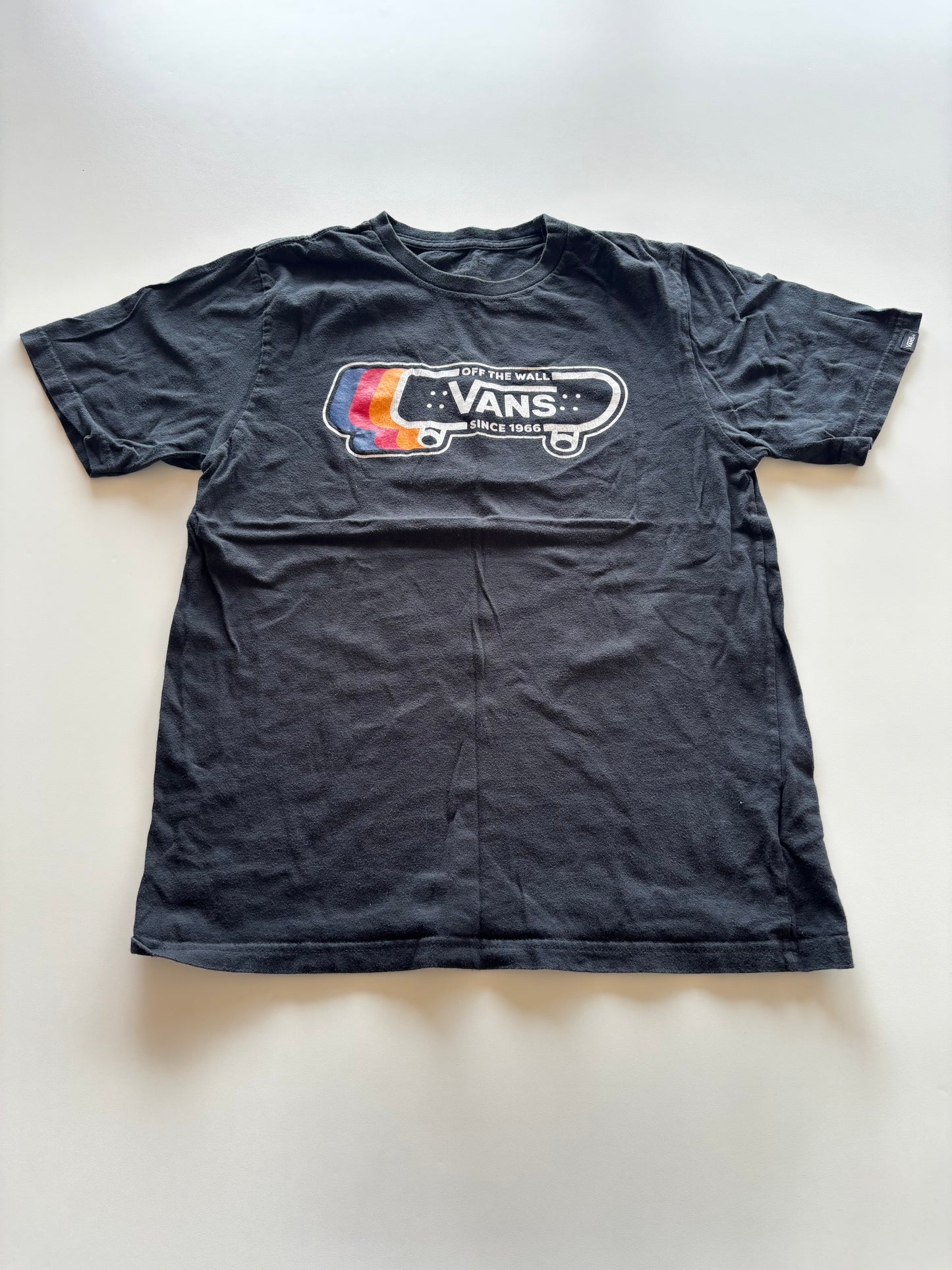 Black Vans Skateboard Tee