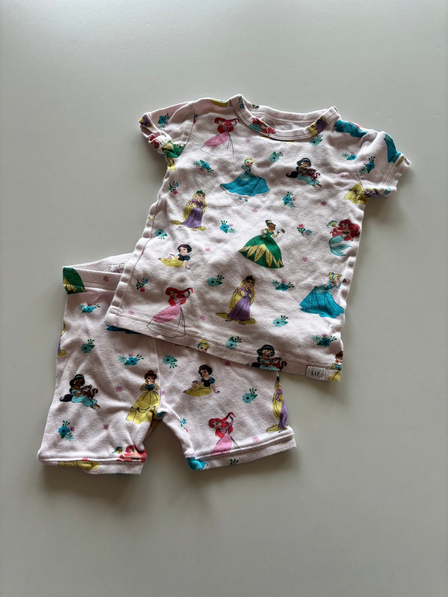 2pc Pink Princess Pajamas