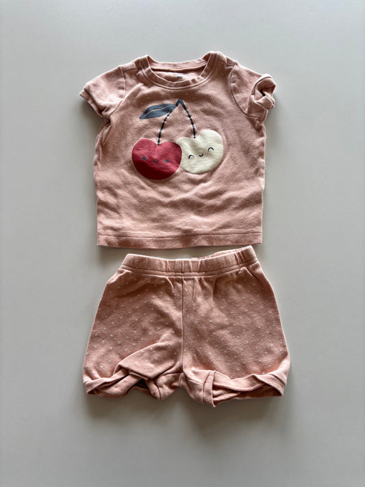 2pc Cherry Pajamas