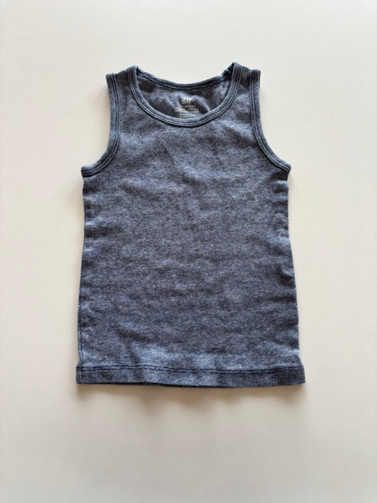 Navy Melange Tank