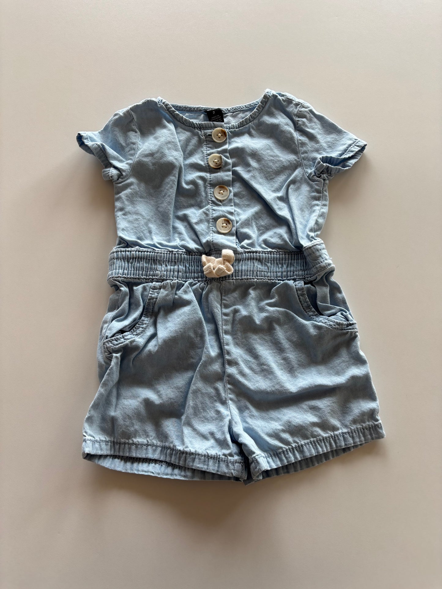 Light Chambray Romper