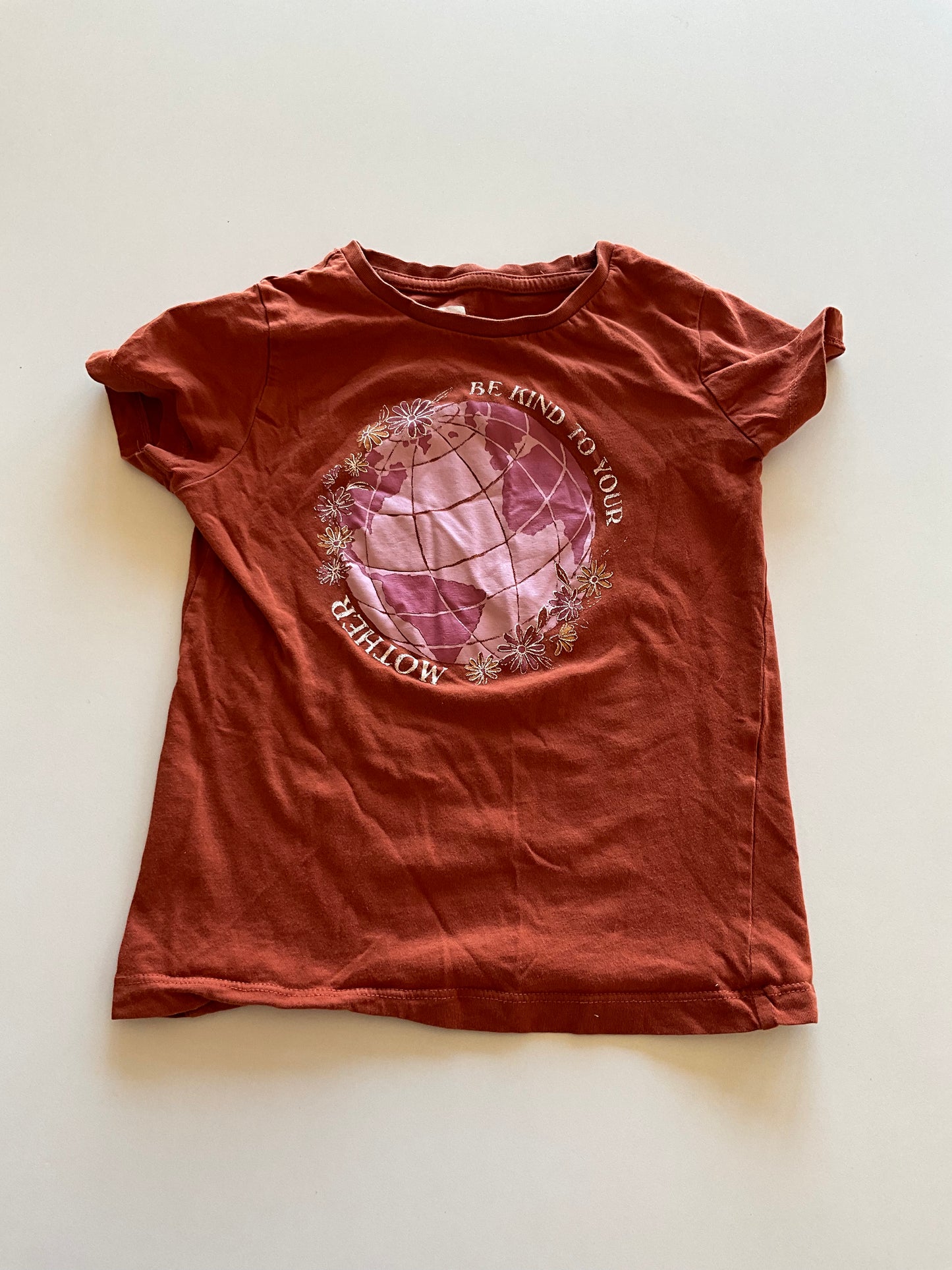 Burnt Orange Mother Earth Tee