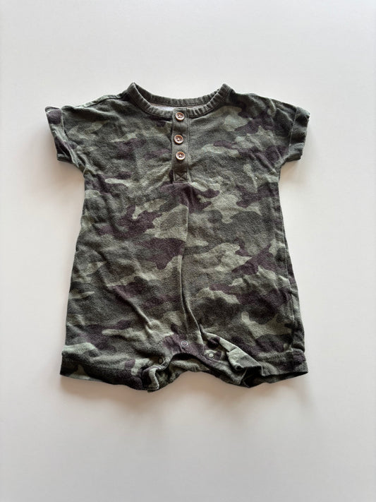 Green Camo Romper