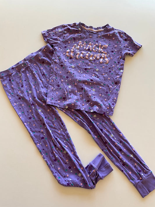 2pc Purple Stars Pajamas