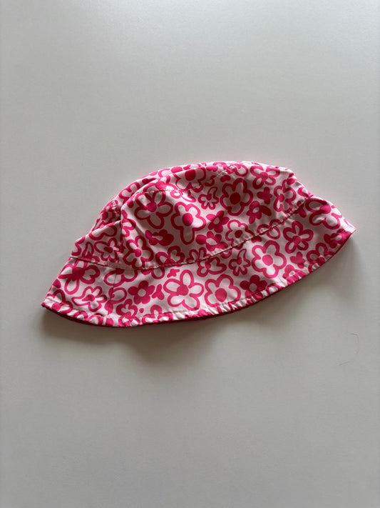 Pink Floral Reversible Bucket Hat