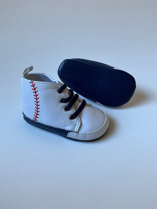 Baseball Crib Shoes