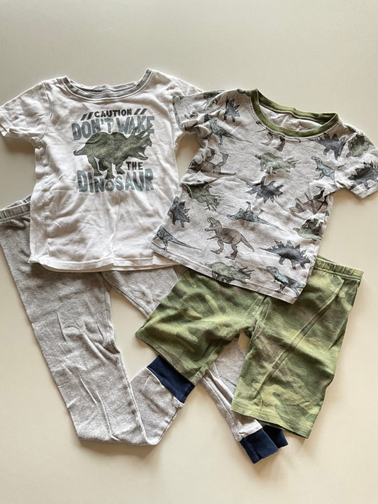 4pc Dinosaur Pajamas Set