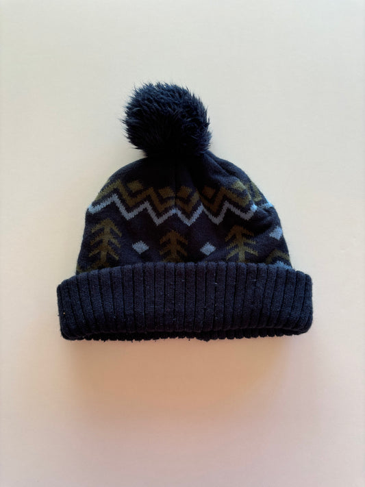 Navy Fairisle Pattern Toque