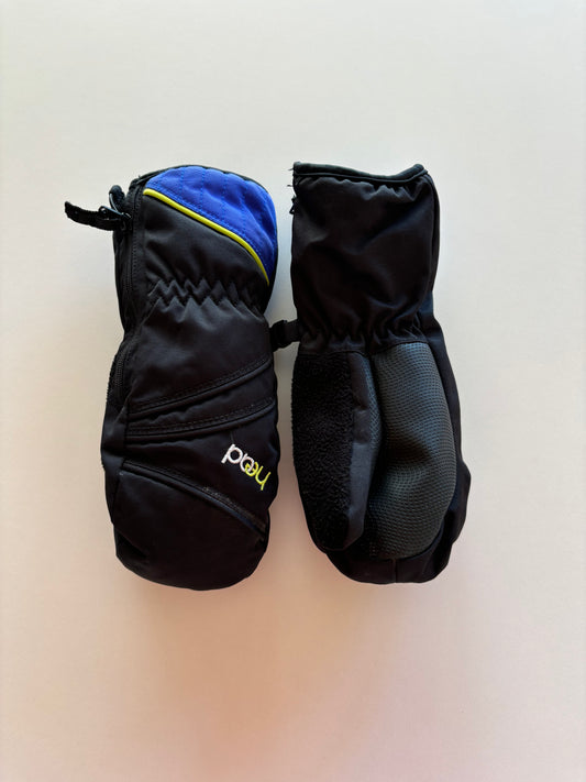 Black & Blue Winter Mittens