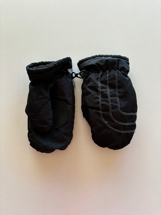 Black Winter Mittens