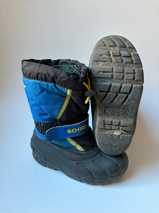 Black & Blue Sorel Winter Boots