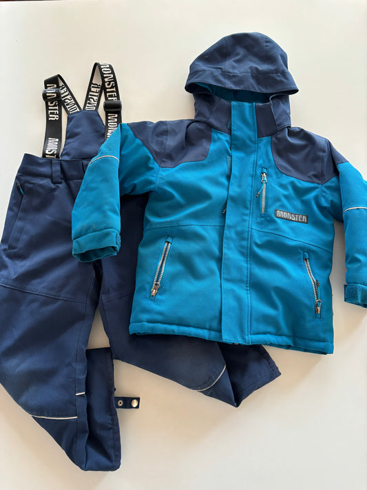 2pc Blue Snow Suit