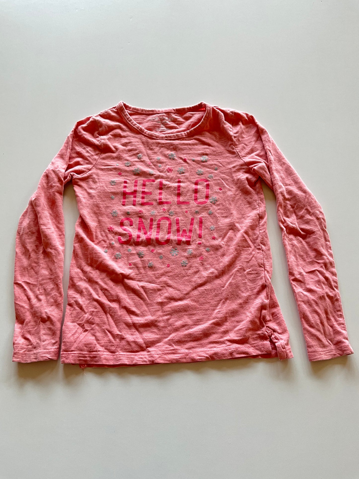 Pink Hello Snow Shirt