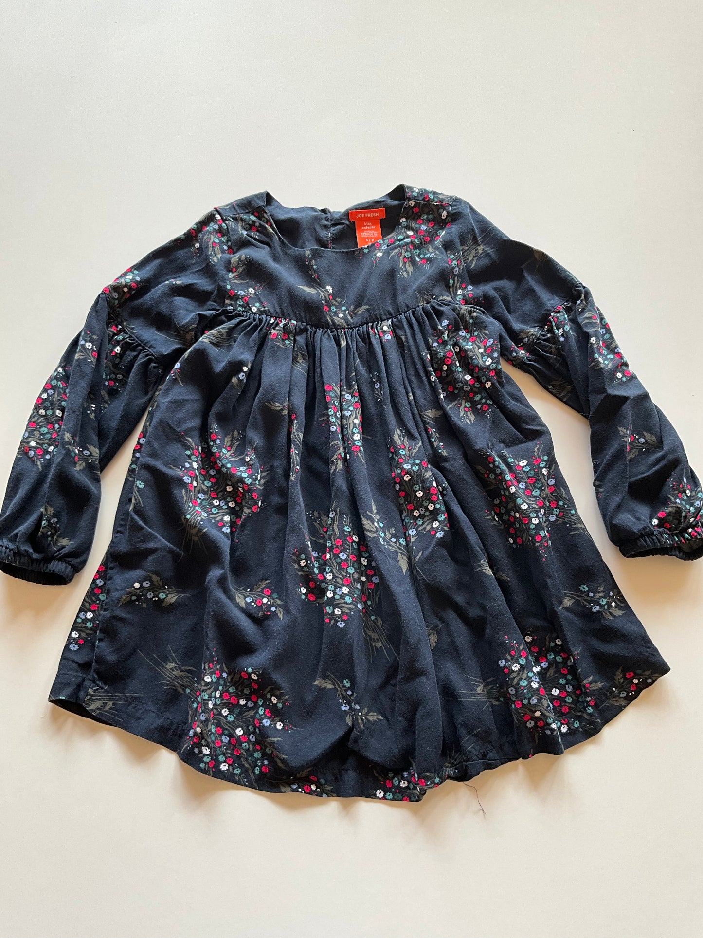 Navy Floral Blouse