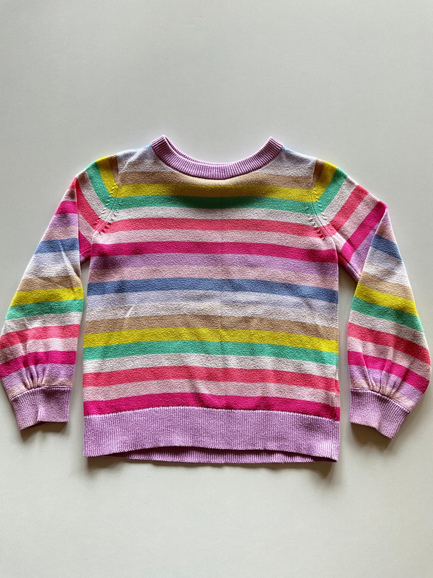 Pastel Stripes Knit Sweater