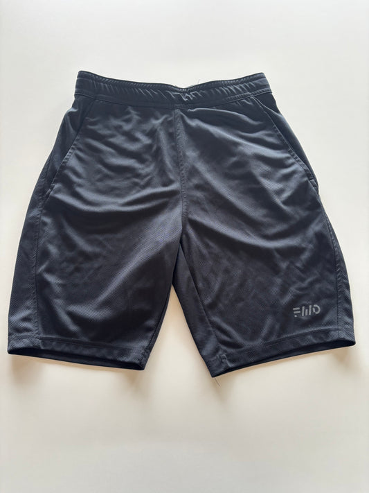 Black Mesh Athletic Shorts