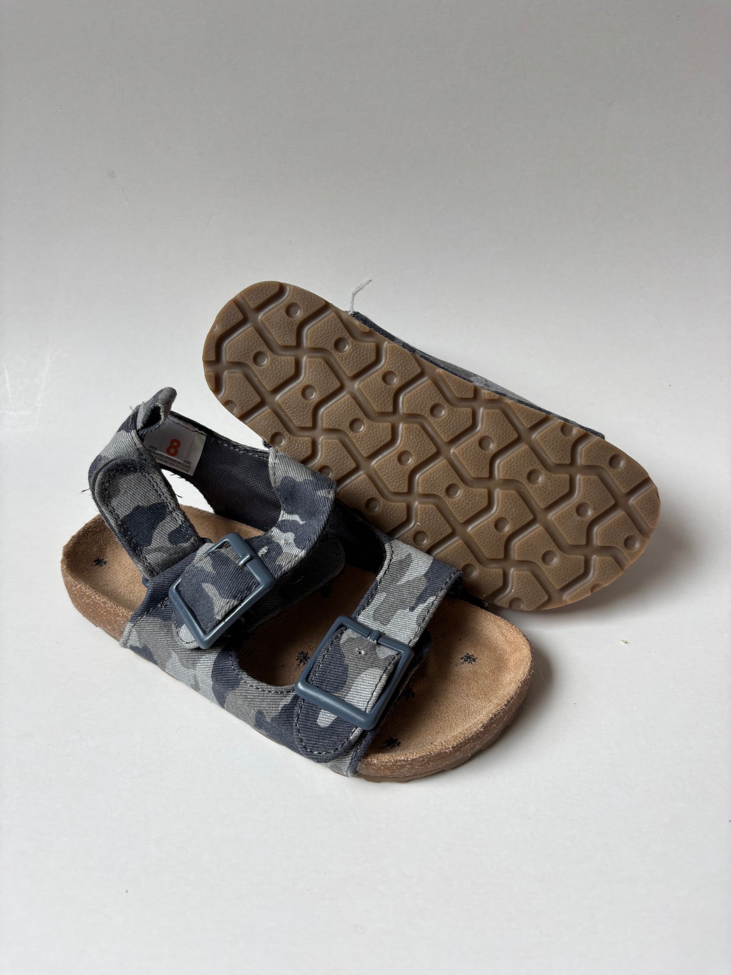 Blue Camo Sandals