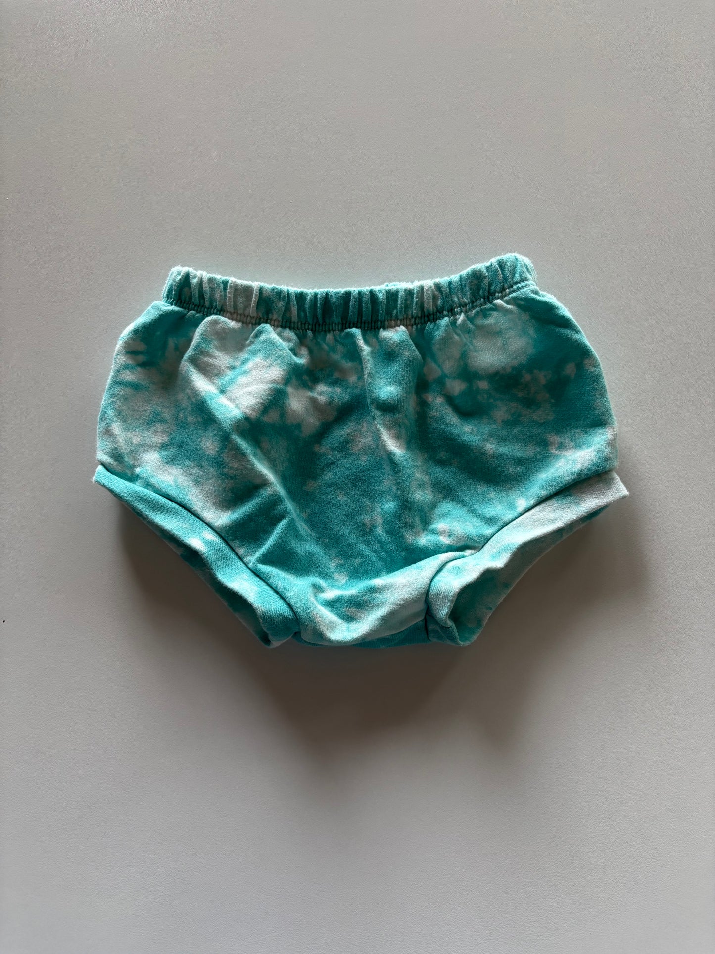 Blue Tie Dye Shorts