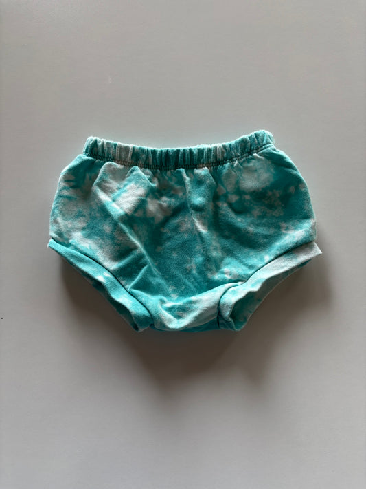 Blue Tie Dye Shorts