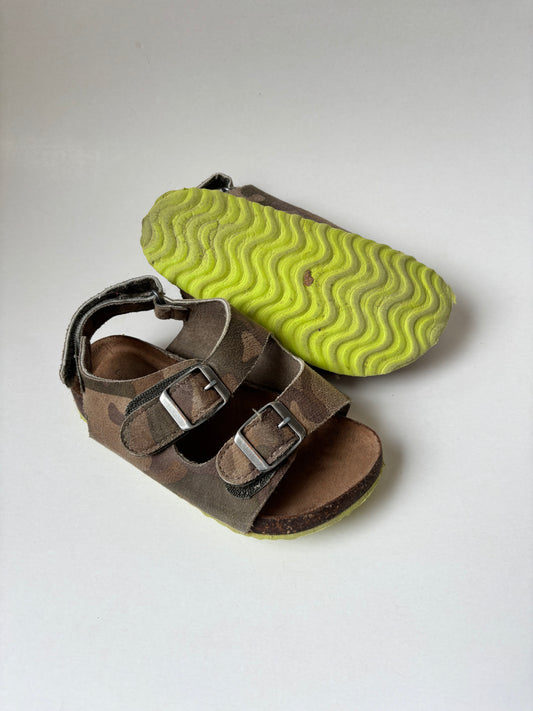 Camo Buckle Sandals