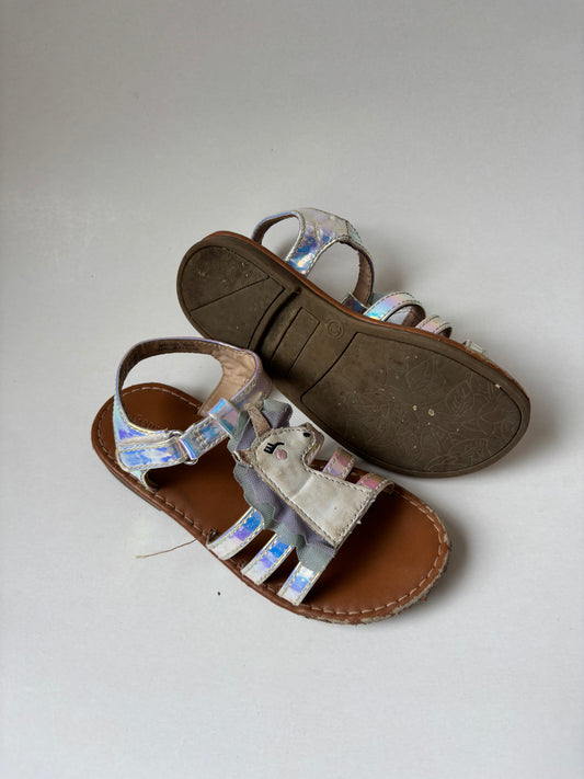 Iridescent Unicorn Sandals