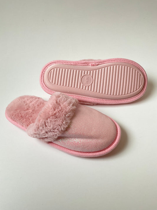 BNWOT Sparkly Pink Slippers