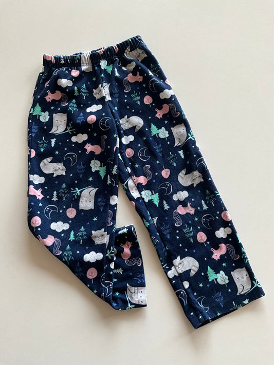 Fleece Woodland Creatures Pajama Pants