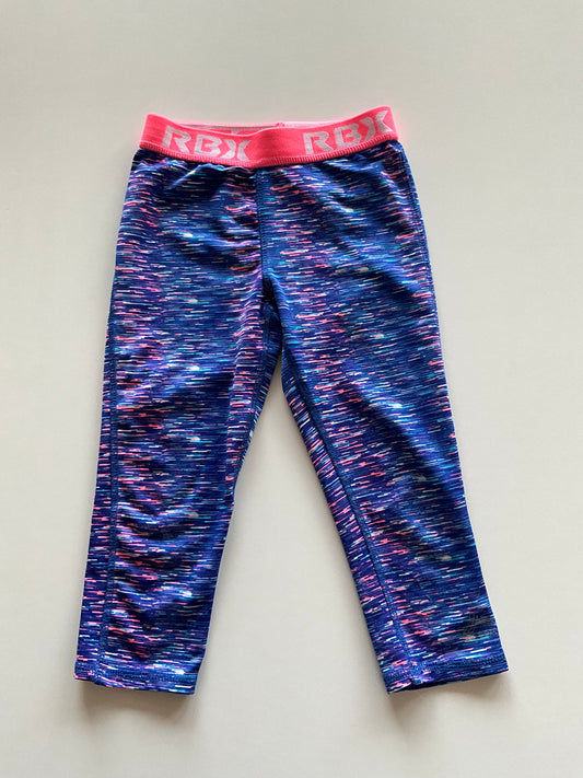 Blue & Pink Melange Athletic Pants